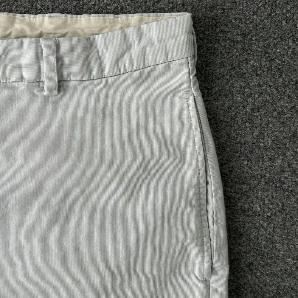 Brooks Brothers Hudson Pants Mens 38x30 Light Blue Striped Chino Cotton Casual‎